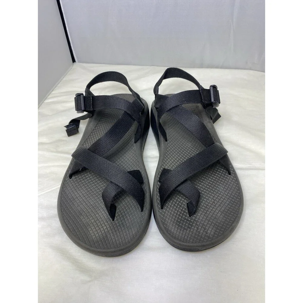 Mens Chaco Z2 Rebar Toe Loop Sport Black Outdoor Hiking Sandals Size 12